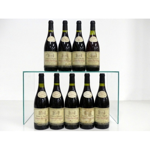 204 - 9 bts Crozes-Hermitage Comtes de Raybois 2001 Ogier  6 i.n, 1 vts, 1 ts, 1 us, bs, vsl cdl