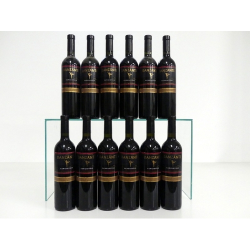 239 - 12 bts Danzante Sangiovese delle Marche 2001 Marchesi de Frescobaldi Robert Mondavi i.n, sl bs