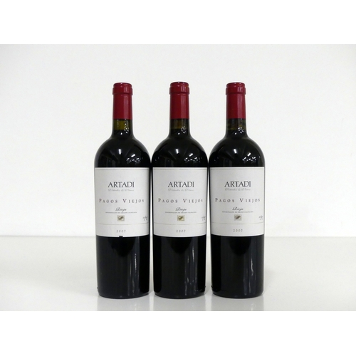 66 - 3 bts Artadi Pagos Viejos Rioja 2007 i.n, 1 vsl ntl
