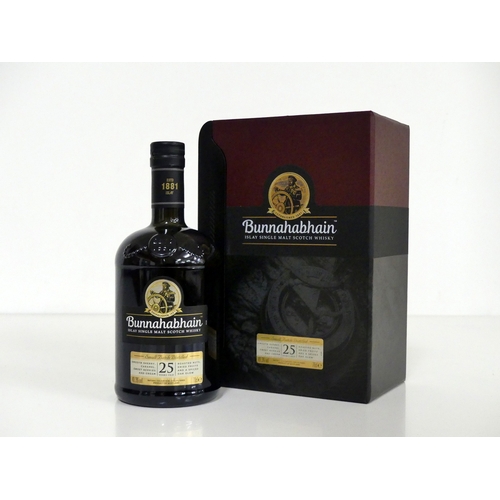 73 - 1 70-cl bt Bunnahabhain 25YO Small Batch Single Malt Scotch Whisky 46.3% in wooden presentation case