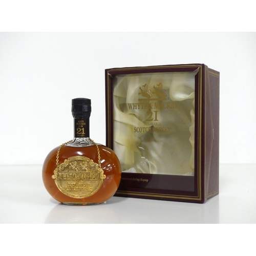 76 - 1 75-cl bt Whyte & Mackay 21YO Scotch Whisky 43% lined presentation case