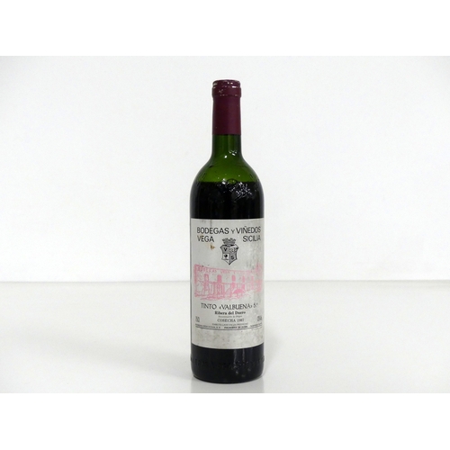 82 - 1 bt Vega Sicilia Valbuena 5° 1987  Ribera del Duero ls/lms, vsl stl
