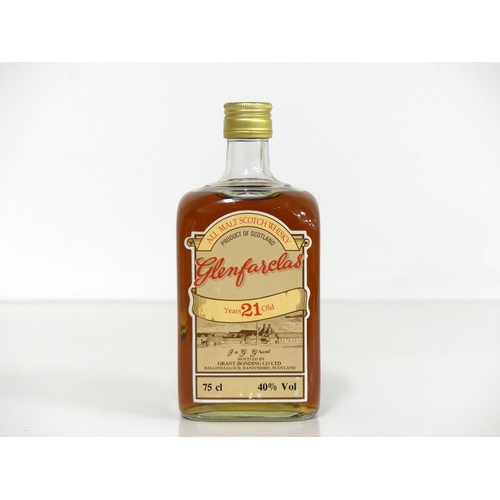 98 - 1 75-cl bt Glenfarclas 21YO All Malt Scotch Whisky, bottled by Grant Bonding Co Ltd 40% believed 198... 