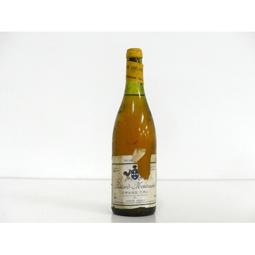 1021 - V 1 bt Bâtard-Montrachet Grand Cru 1987 Dom Leflaive, us, bs, stl, torn label, foil cut by JSC