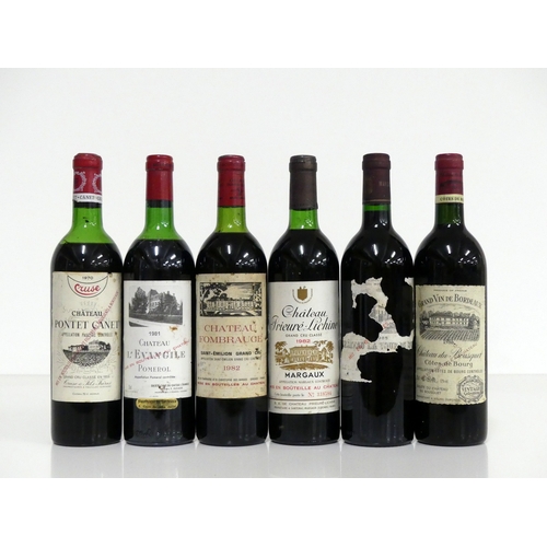 1034 - 1 bt Ch. Pontet Canet 1970 Paulliac  lms, sl stl 1 bt Ch. L'Evangile 1981 Pomerol ms, sl stl 1 bt Ch... 