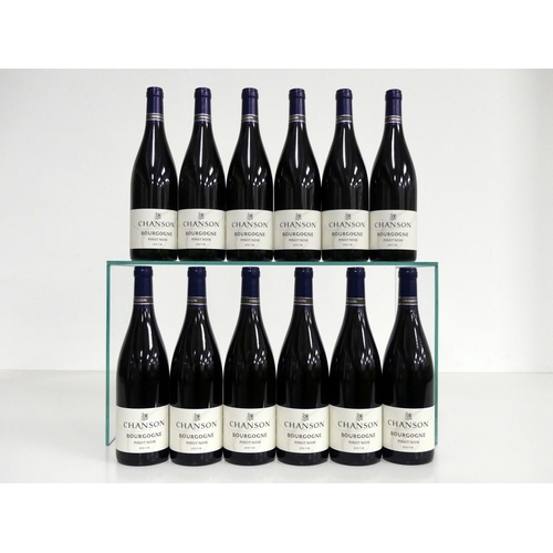 1041 - 12 bts Bourgogne Pinot Noir 2016 oc - (2 x 6) Chanson