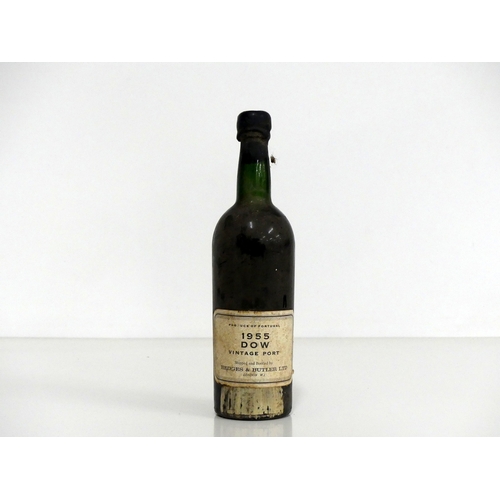 1069 - 1 bt Dows 1955 Vintage Port, vts, bs, shipped & bottled by Hedges & Butler Ltd