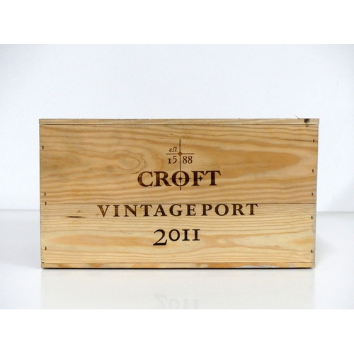 110 - V 12 bts Croft Vintage Port 2011 owc