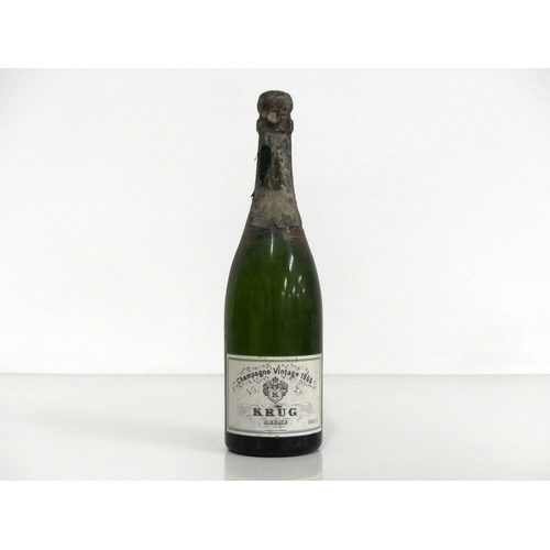 1158 - 1 bt Krug Brut Vintage Champagne 1966, good level, foil damage