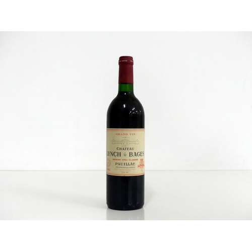 129 - 1 bt Ch. Lynch-Bages 1990 Pauillac, 5me Cru Classé i.n, sl bs