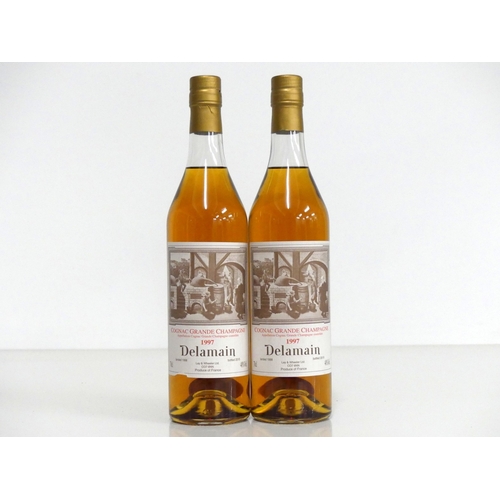 13 - 2 70-cl bts Delamain 1997 Grande Champagne Cognac landed 1998, bottled 2015 (L & W)