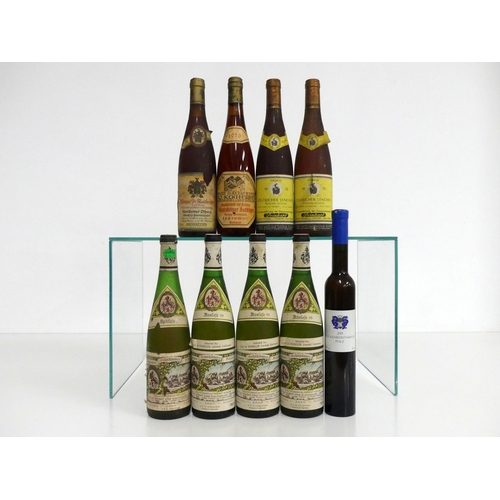 238 - 1 bt D. Alex Senfter Niersteiner Olberg Riesling Beerenauslese 1976 bs, sl torn label 1 bt Karl Koch... 