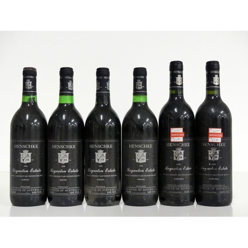 271 - 4 bts Henschke Keyneton Estate Shiraz, Cabernet Sauvignon, Malbec 1994 Barossa i.n, bs 2 bts Henschk... 