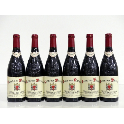 39 - 6 bts Châteauneuf du Pape 2016 Clos des Papes