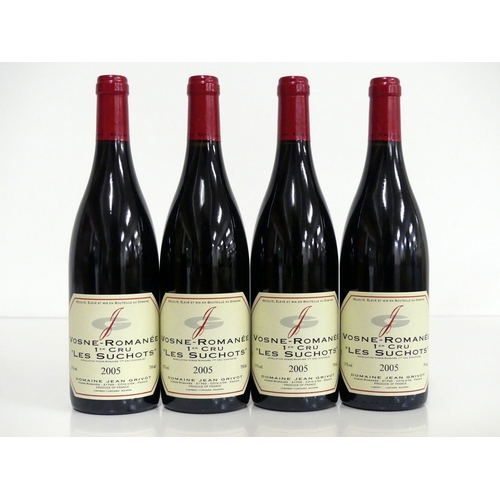 665 - 4 bts Vosne-Romanée 1er Cru Les Suchots 2005 Dom Jean Grivot hf