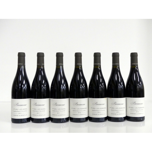 675 - 3 bts Beaune 1er Cru Les Sizies 2011 Dom de Montille i.n 4 bts Beaune 1er Cru Les Perrieres 2013 Dom... 