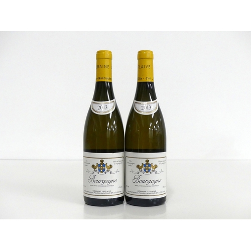 678 - 2 bts Bourgogne Blanc 2013  Dom Leflaive