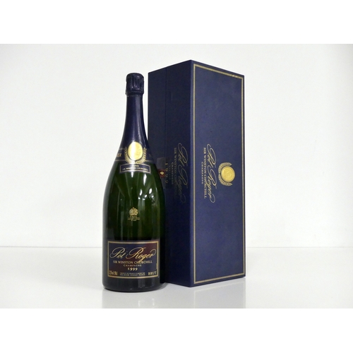 699 - 1 magnum Pol Roger Cuvée Sir Winston Churchill Brut Vintage Champagne 1999 oc -presentation case