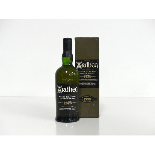 73 - 1 70-cl bt Ardbeg Limited Edition 1978 Single Islay Malt Scotch Whisky 43% oc - vsl damage