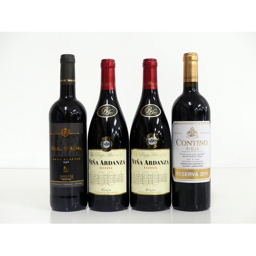 731 - 1 bt Real Irache Navarra Gran Reserva 1996 hf 2 bts Viña Ardanza Rioja Reserva 2001 hf 1 bt Contino ... 