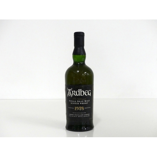 74 - 1 70-cl bt Ardbeg Limited Edition 1978 Single Islay Malt Scotch Whisky 43% vsl bs