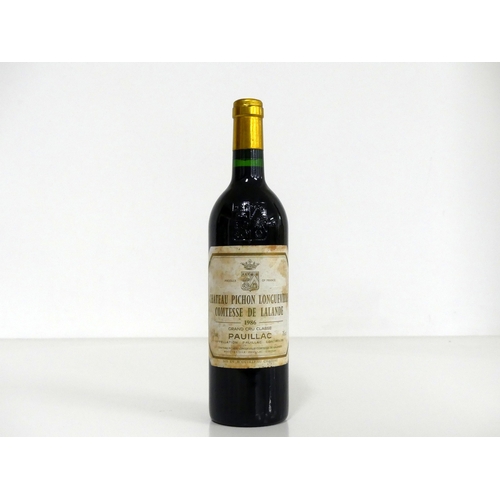 759 - 1 bt Ch. Pichon Lalande 1986 Pauillac, 2me Cru Classé hf/i.n, stl