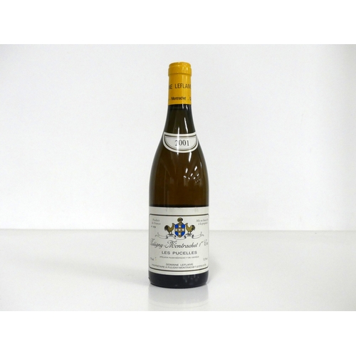 858 - 1 bt Puligny-Montrachet 1er Cru Les Pucelles 2001 Dom Leflaive i.n, vsl stl