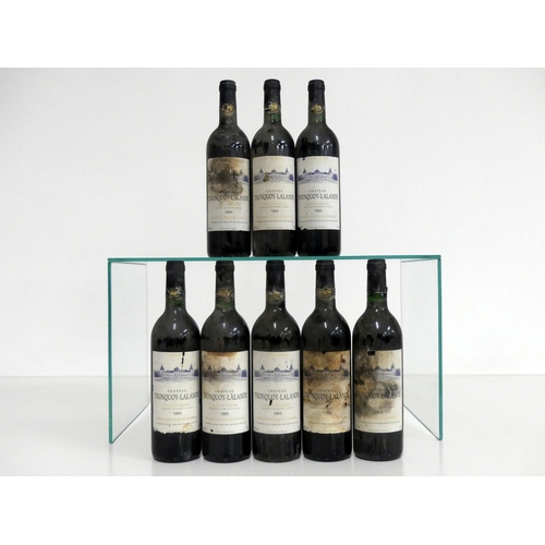 364 - 8 bts Ch. Tronquoy-Lalande 1995 St-Estéphe, Grand Bourgeois i.n, bs, cdl