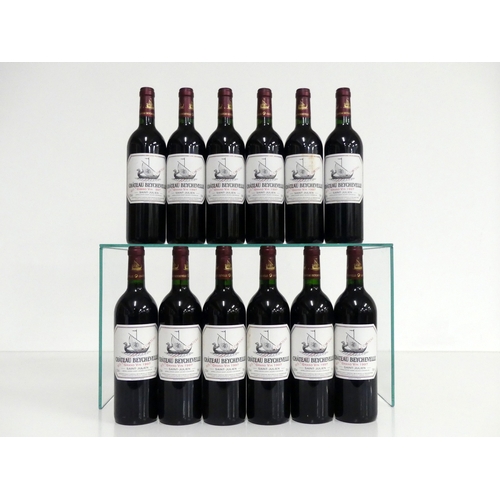 373 - 12 bts Ch. Beychevelle 1997 owc St-Julien i.n, 3 sl stl
