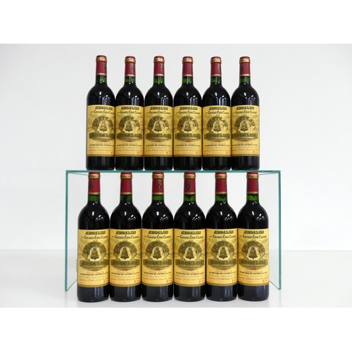 375 - 12 bts Ch. Angelus 1998 owc St-Émilion 1er Grand Cru Classé i.n