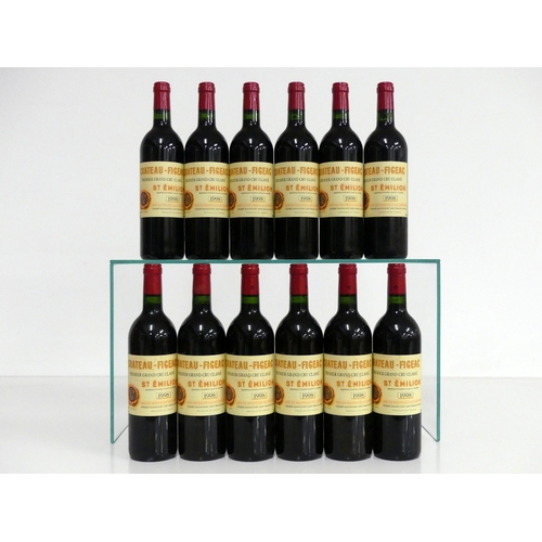 378 - 12 bts Ch. Figeac 1998 owc St-Émilion 1er Grand Cru Classé hf/i.n