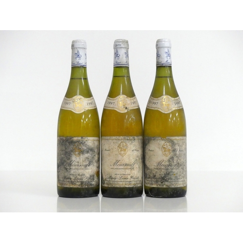 383 - 3 bts Meursault 1997 Marie-Louise Parisot 1 i.n, 2 vts, bs