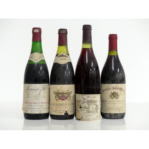 394 - 1 bt Châteauneuf du Pape 1966 Maire et Fils ls, bs 1 bt Châteauneuf du Pape 1979 Jean Passot us/ts, ... 