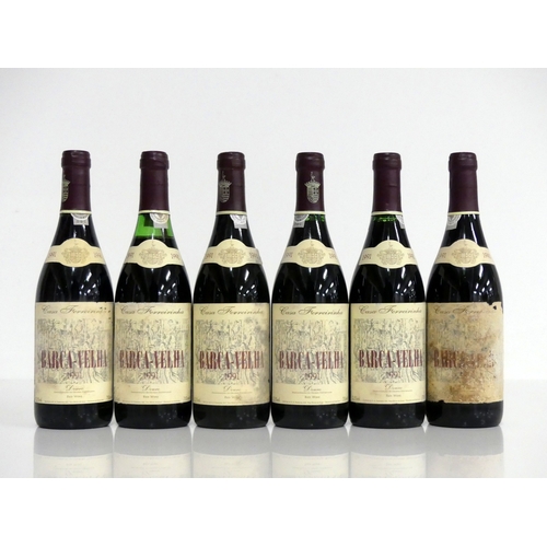 403 - 6 bts Casa Ferreirinha Barca-Velha 1991 owc Douro 3 i.n, 2 vts, 1 ms, vsl bs, vsl cdl