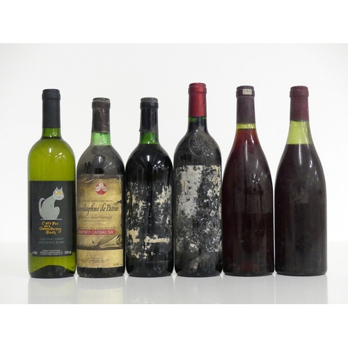 412 - 1 bt Cats Pee on a Gooseberry Bush Sauvignon Blanc 1998 East Coast vts 1 bt Mavrodaphne de Patras NV... 