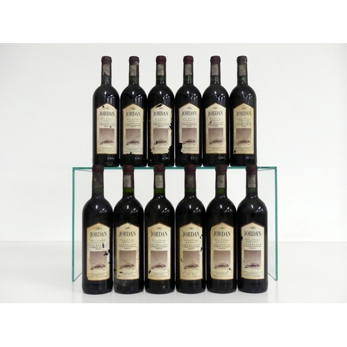 413 - 12 bts Jordan Chameleon Cabernet Sauvignon Merlot 1997 Stellenbosch i.n, bs, sl cdl