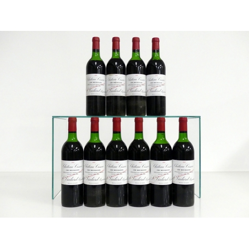 292 - 10 bts Ch. Cissac 1985 owc Haut-Médoc Cru Bourgeois 1 ts, 1 us/ts, 3 us, 2 ms/us, 3 ms