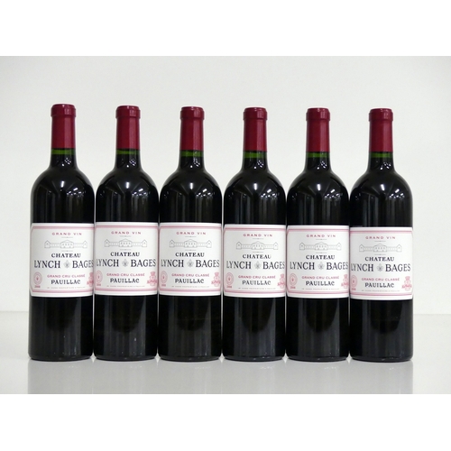 580 - 6 bts Ch. Lynch-Bages 2008 owc Pauillac Grand Cru Classé hf