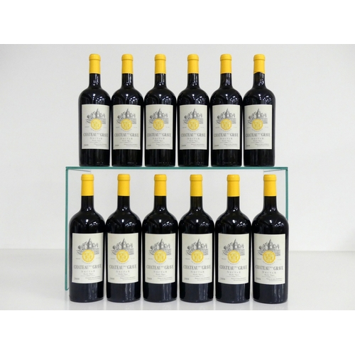 583 - 12 bts Ch. de La Grave Nectar V.V. 2009 oc Côtes de Bourg i.n