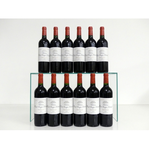 584 - 12 bts Ch. Haut-Bages Libéral 2009 owc Pauillac Grand Cru Classé i.n