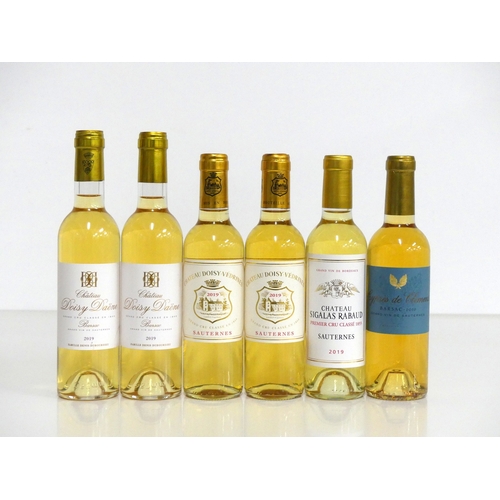 600 - 2 hf bts Ch. Doisy Daëne 2019 Barsac 2 hf bts Ch. Doisy-Vedrines Sauternes Grand Cru Classé 2019 1 h... 