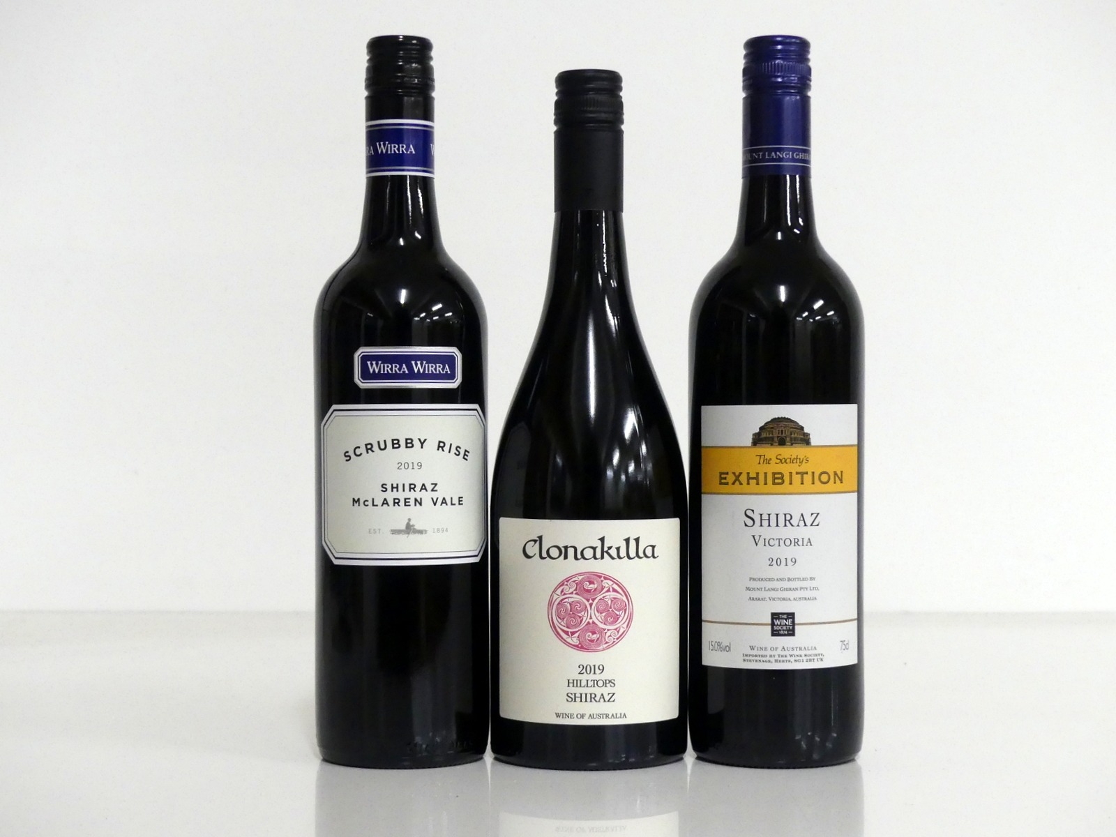 1 bt Wirra Wirra Scrubby Rise Shiraz 2019 McLaren Vale 1 bt Clonakilla ...