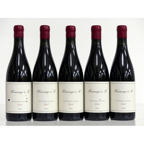 108 - 5 bts Hommage á B by Duncan Savage Syrah 2021 Coastal Region ntl