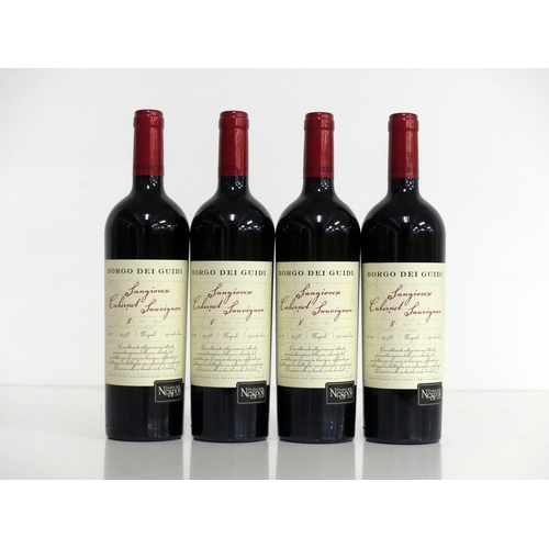 95 - 4 bts Borgo dei Guidi Sangiovese Cabernet Sauvignon 2017 Poderi dal Nespoli