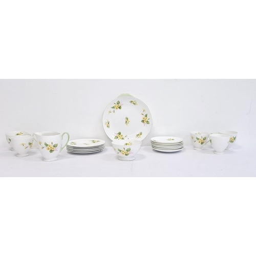 3 - Shelley tea service for six, comprising six cups, six saucers, six plates, sandwich plate, milk jug ... 