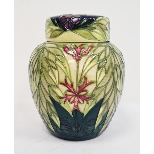 38 - Moorcroft ginger jar decorated with Ophelia, limited edition 76/250, signed with the initials LK, 15... 