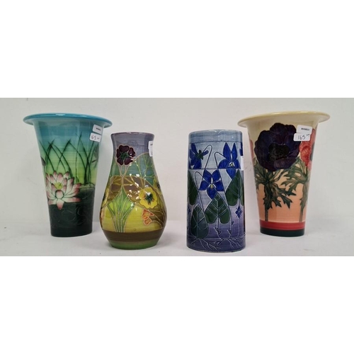 41 - Four assorted Dennis Chinaworks vases in various forms and colours (4)