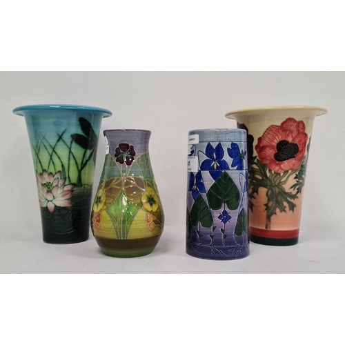 41 - Four assorted Dennis Chinaworks vases in various forms and colours (4)