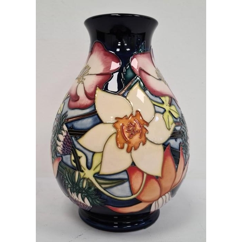 43 - Moorcroft baluster-shaped vase stamped ‘ERII Golden Jubilee 2002’, initialled ‘PH’, 20cm high approx