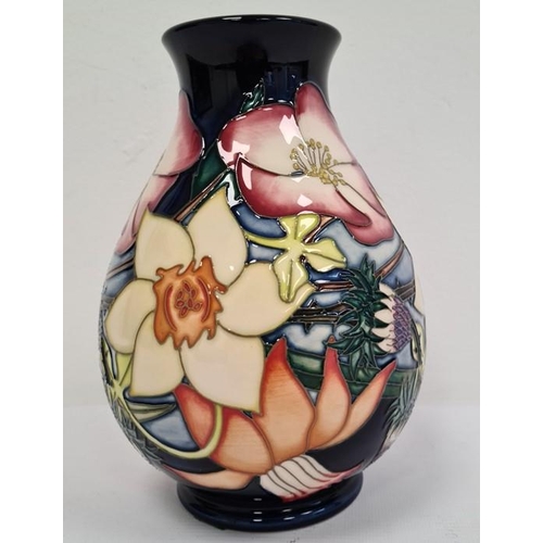 43 - Moorcroft baluster-shaped vase stamped ‘ERII Golden Jubilee 2002’, initialled ‘PH’, 20cm high approx